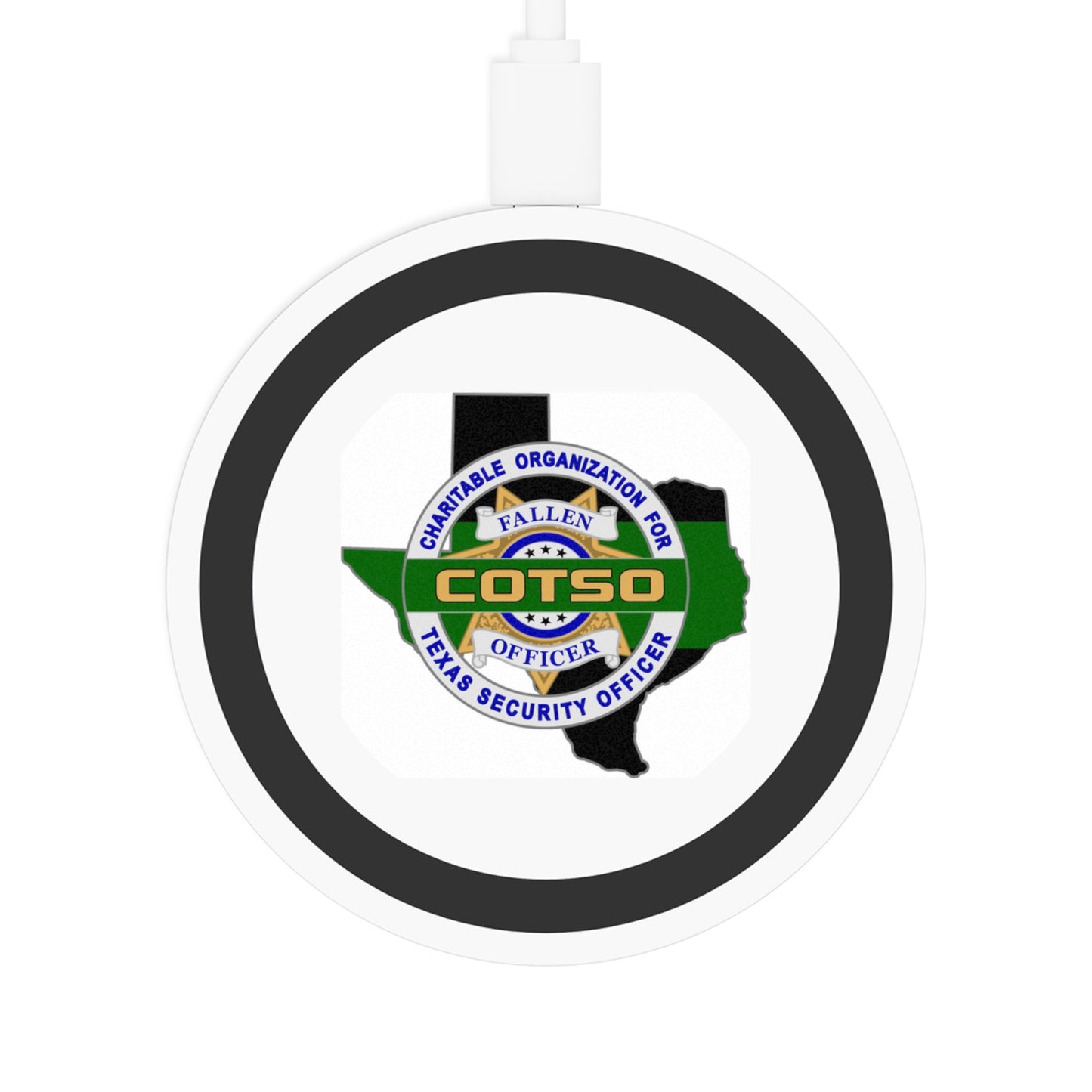 Thin Green Line Quake Wireless Charging Pad