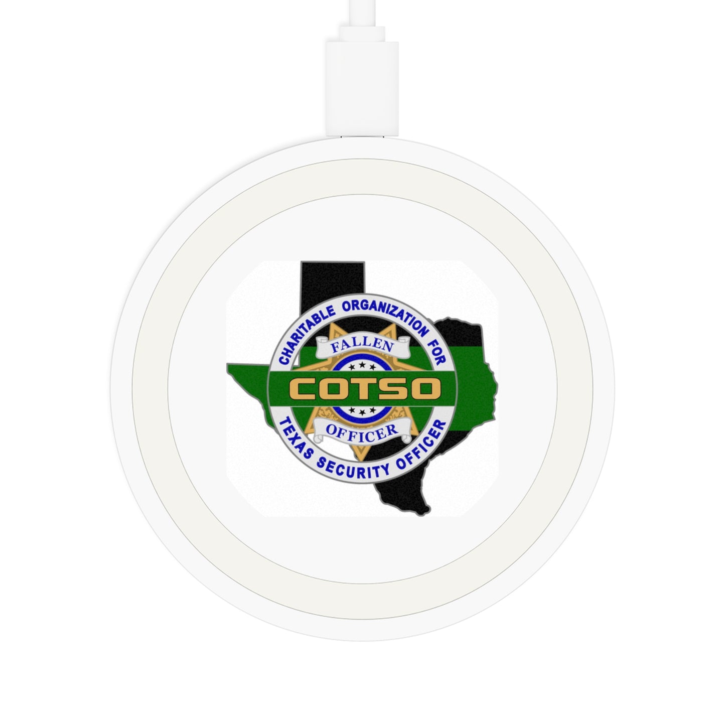 Thin Green Line Quake Wireless Charging Pad