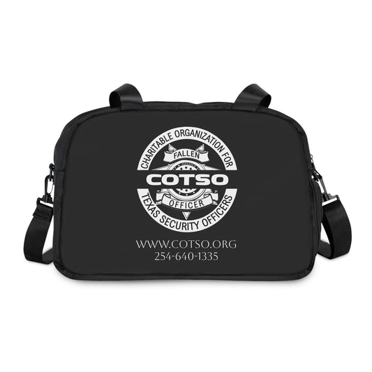 Fitness Handbag, Black and White Logo