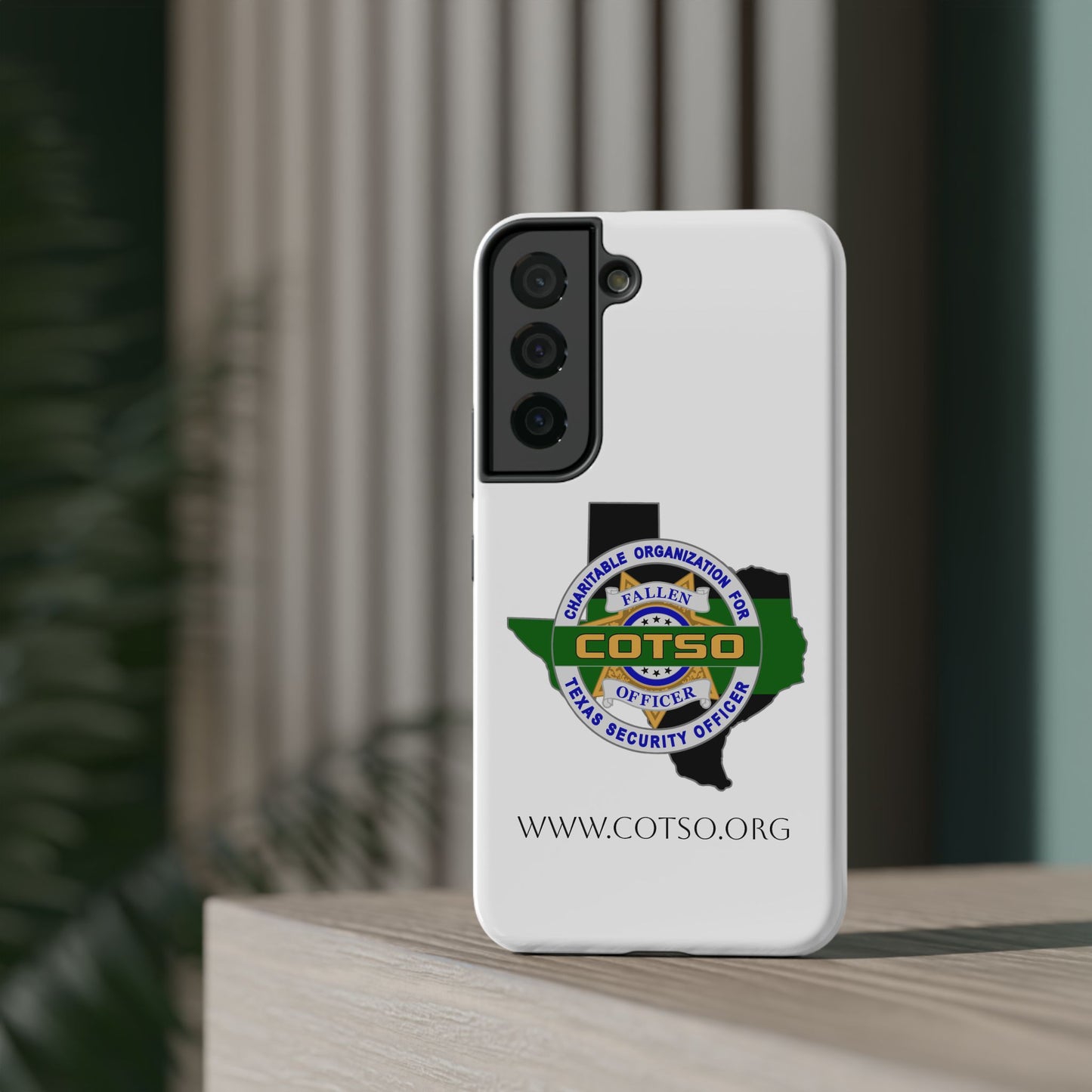 Thin Green Line Impact-Resistant Phone Cases