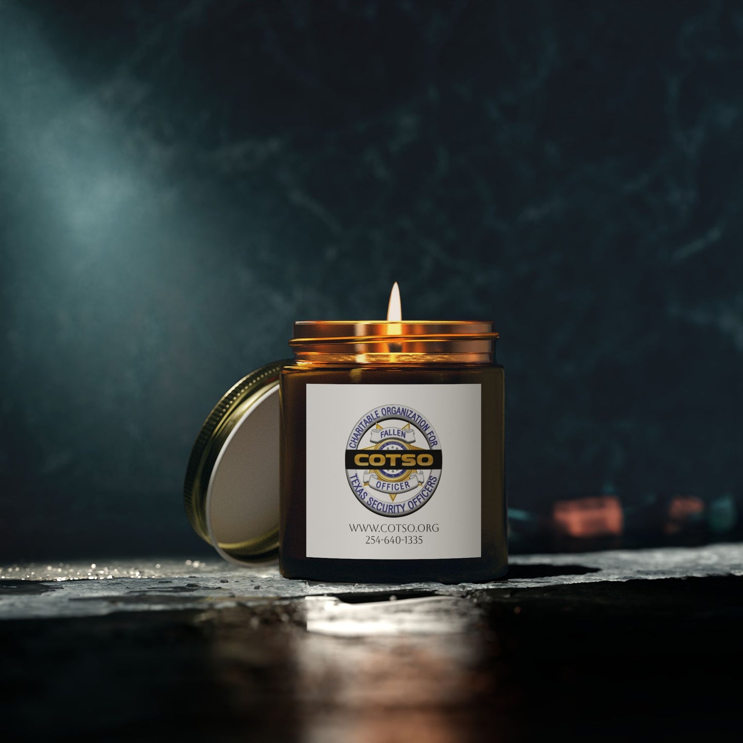 Scented Candles, Coconut Apricot Wax (4oz, 9oz); White Label