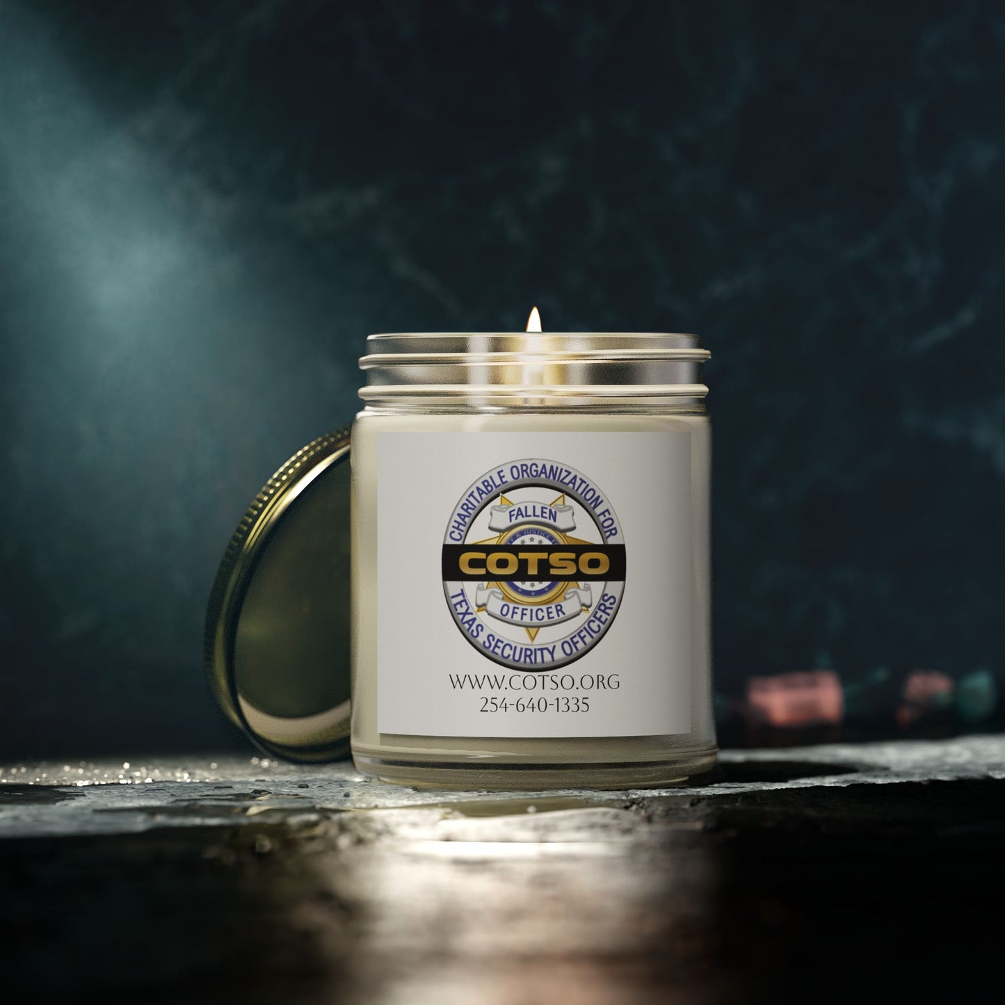 Scented Candles, Coconut Apricot Wax (4oz, 9oz); White Label