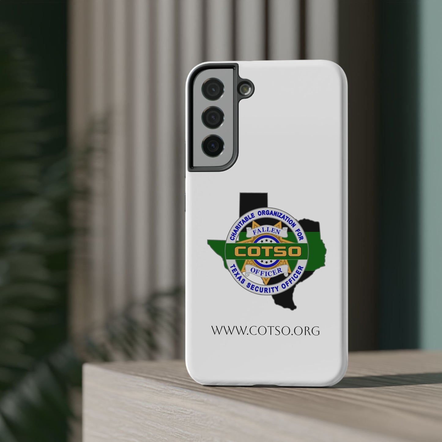 Thin Green Line Impact-Resistant Phone Cases
