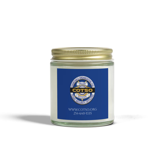 Scented Candles, Coconut Apricot Wax (4oz, 9oz); Blue Label