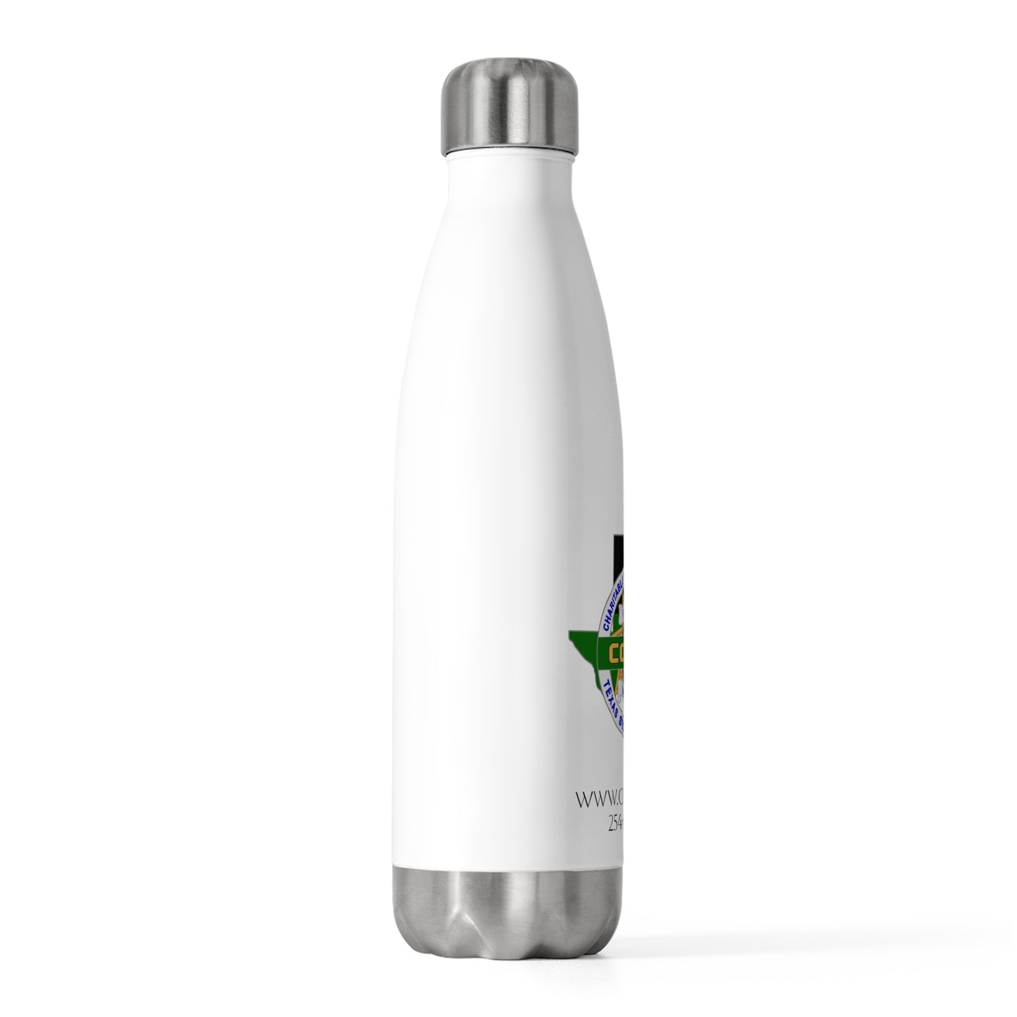 Thin Green Line 20oz Insulated screw-on cap bottle