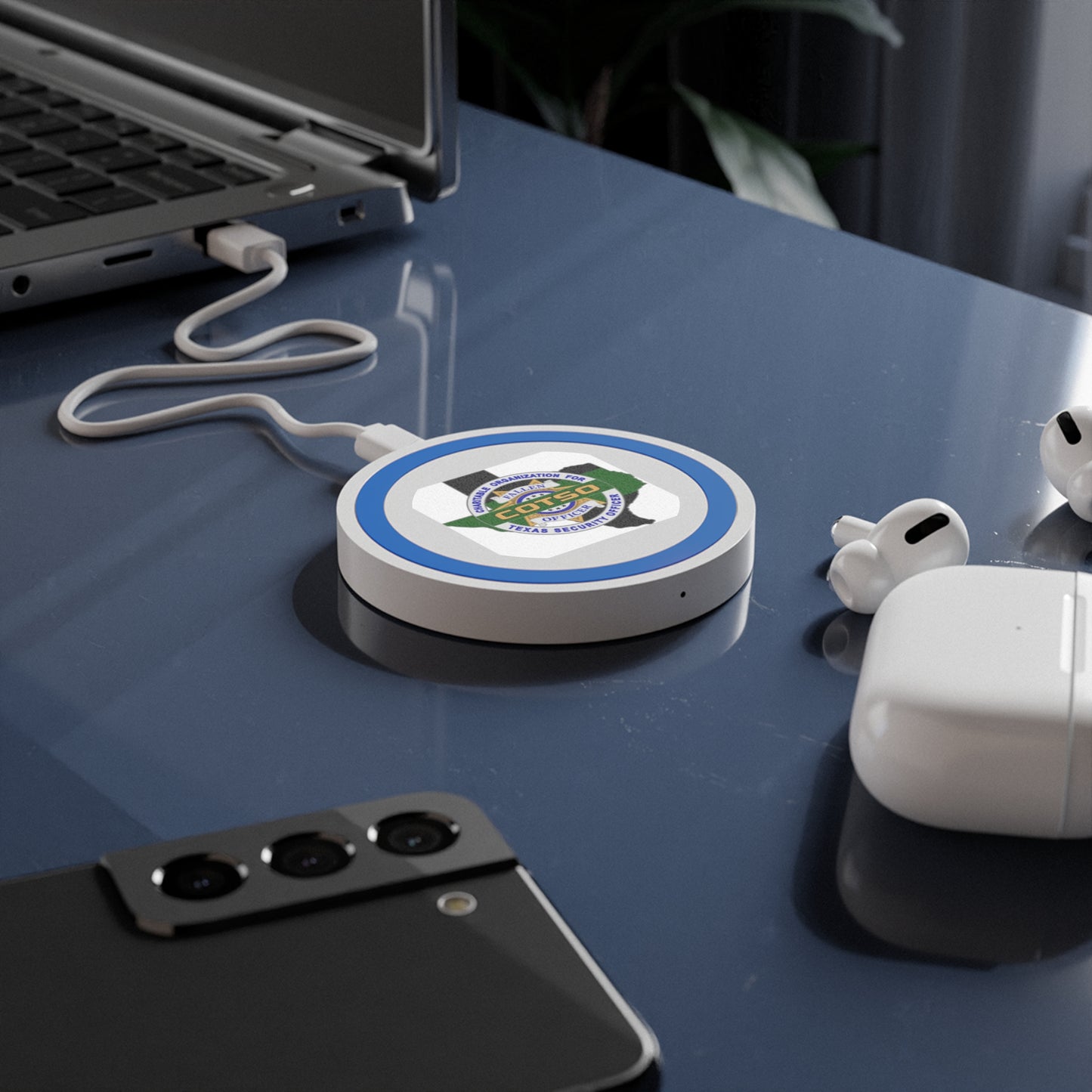 Thin Green Line Quake Wireless Charging Pad
