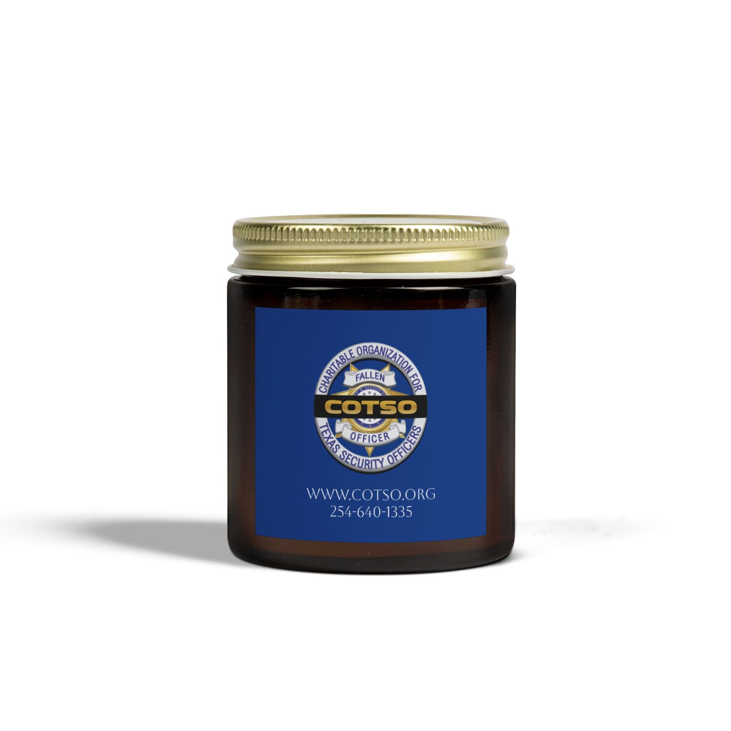 Scented Candles, Coconut Apricot Wax (4oz, 9oz); Blue Label