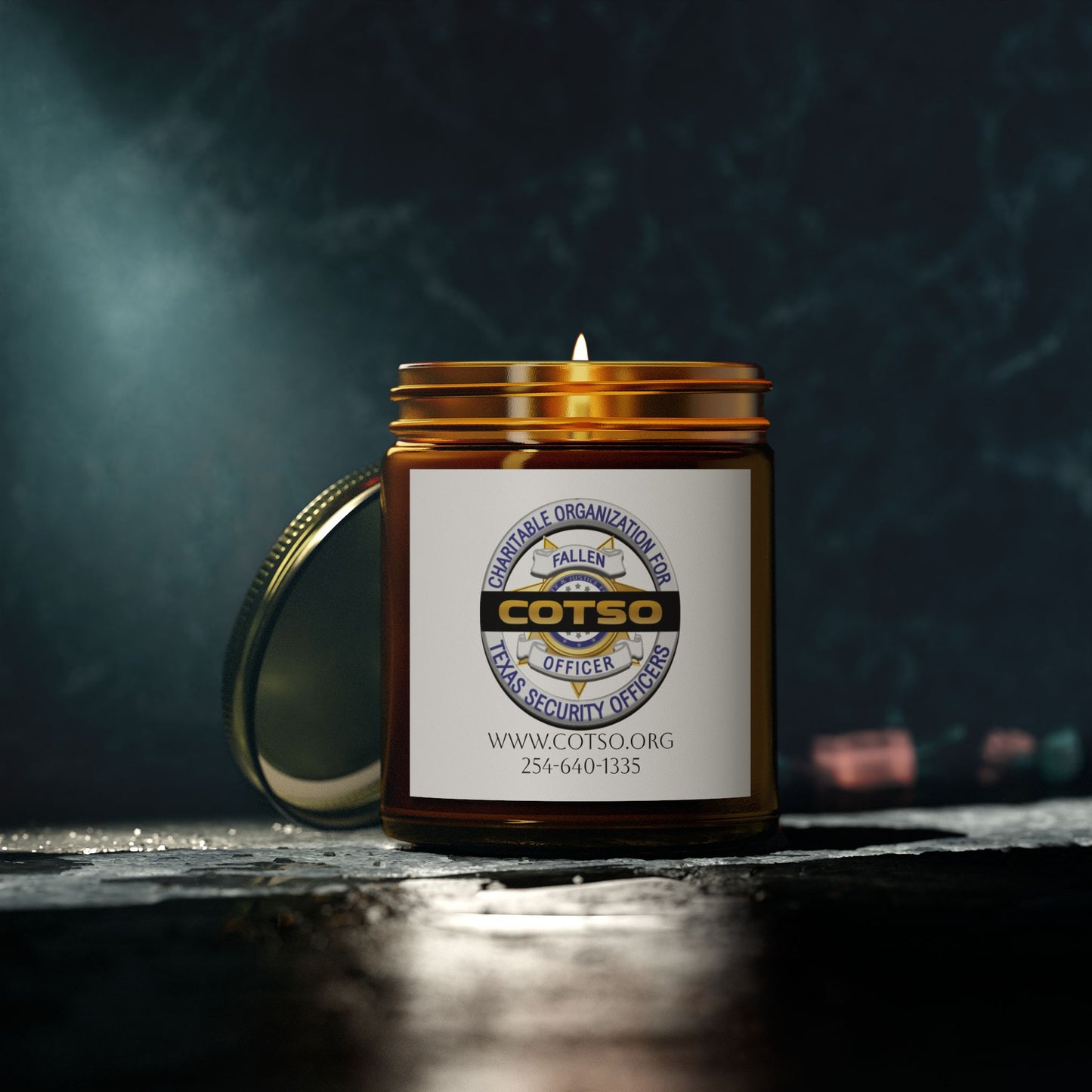 Scented Candles, Coconut Apricot Wax (4oz, 9oz); White Label