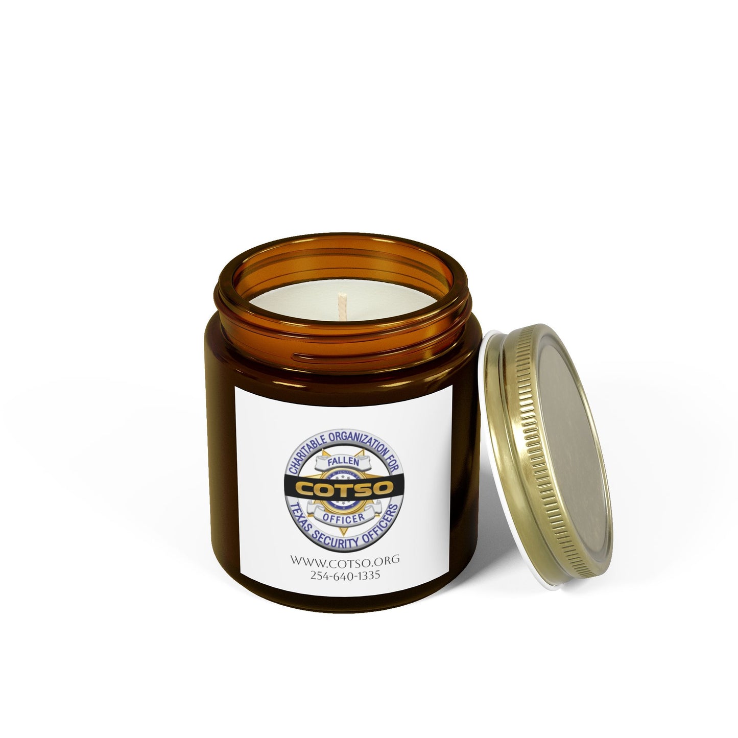 Scented Candles, Coconut Apricot Wax (4oz, 9oz); White Label