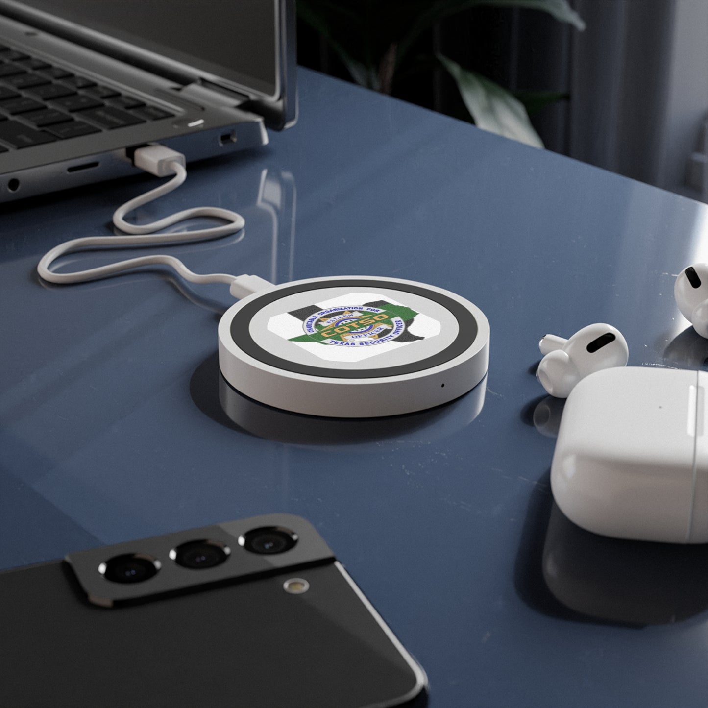 Thin Green Line Quake Wireless Charging Pad