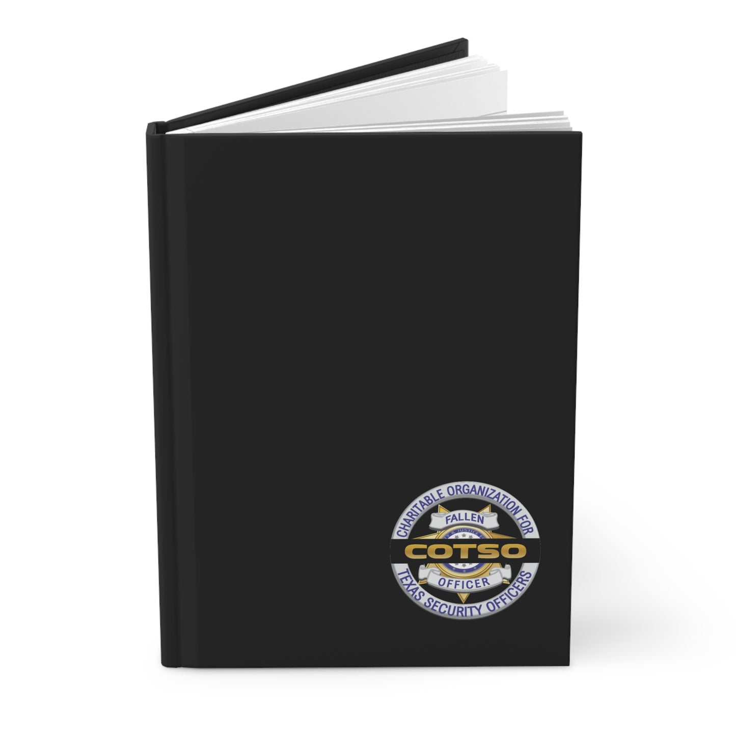 Hardcover Journal Matte with Corner Logo