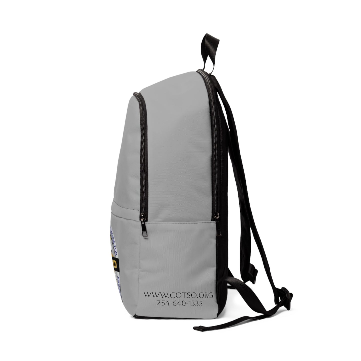 Fabric Backpack, Gray