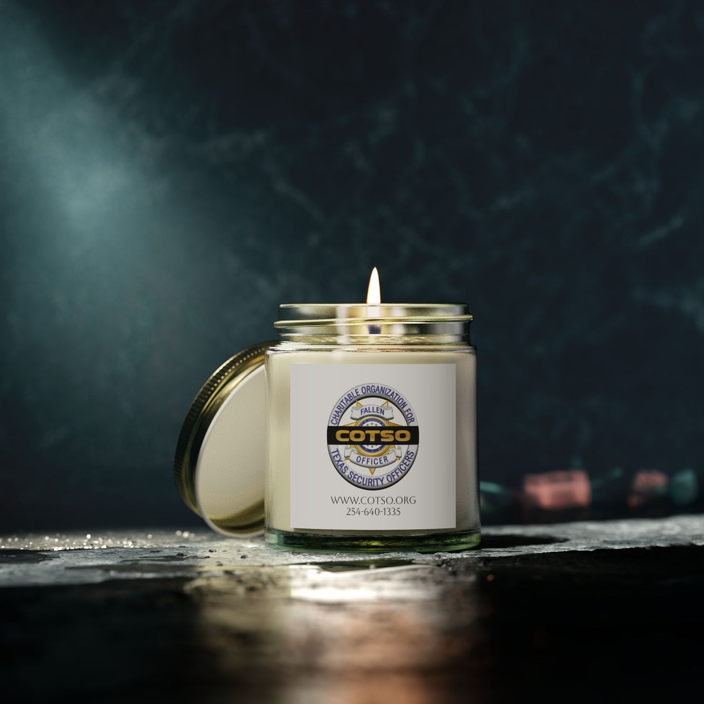 Scented Candles, Coconut Apricot Wax (4oz, 9oz); White Label