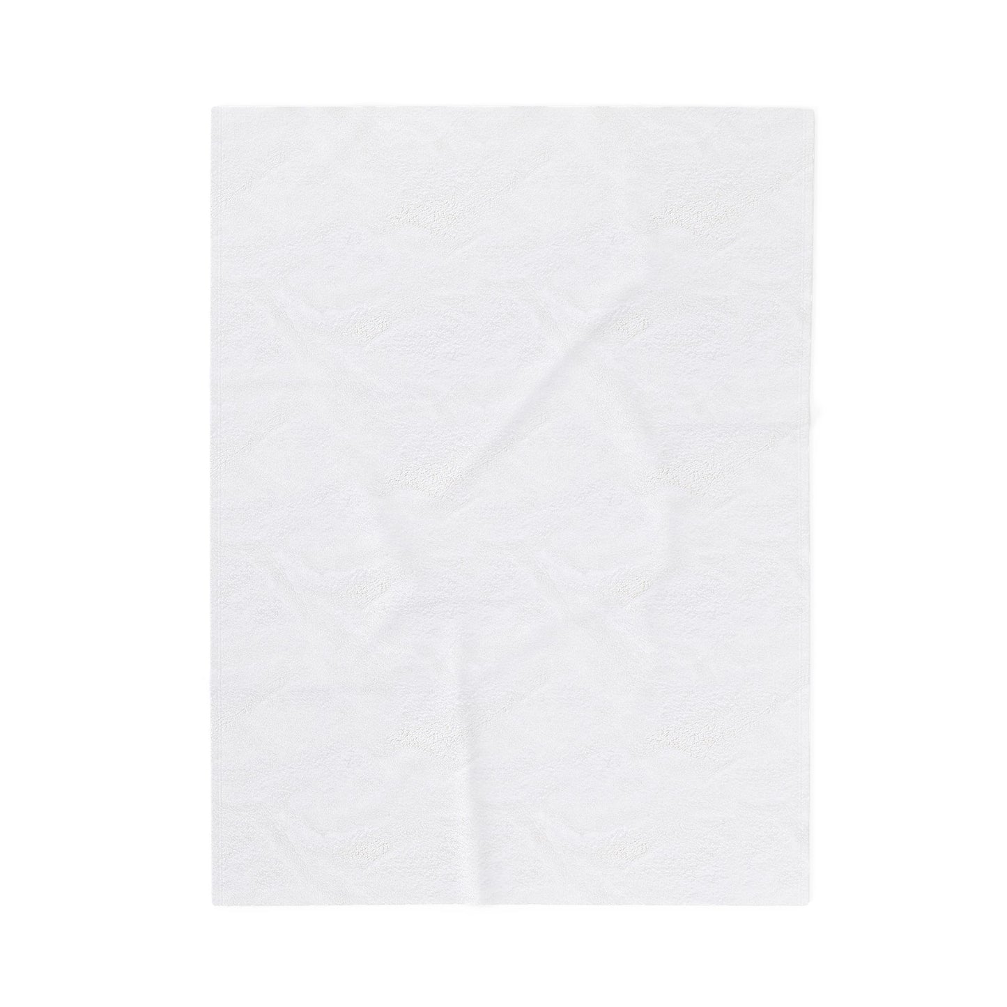 Velveteen Plush Blanket, Blue Style 1