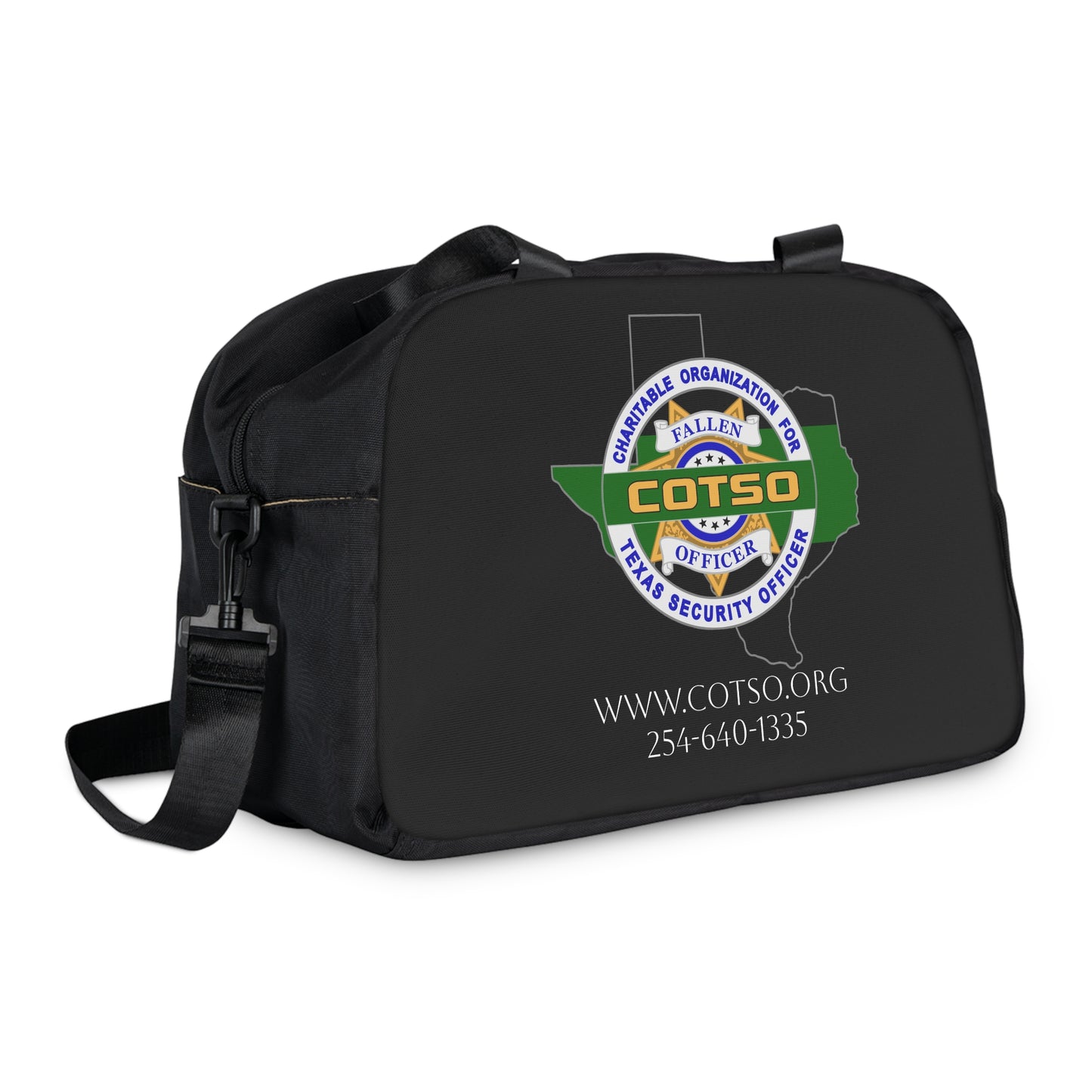 Thin Green Line Fitness Handbag, Color Logo