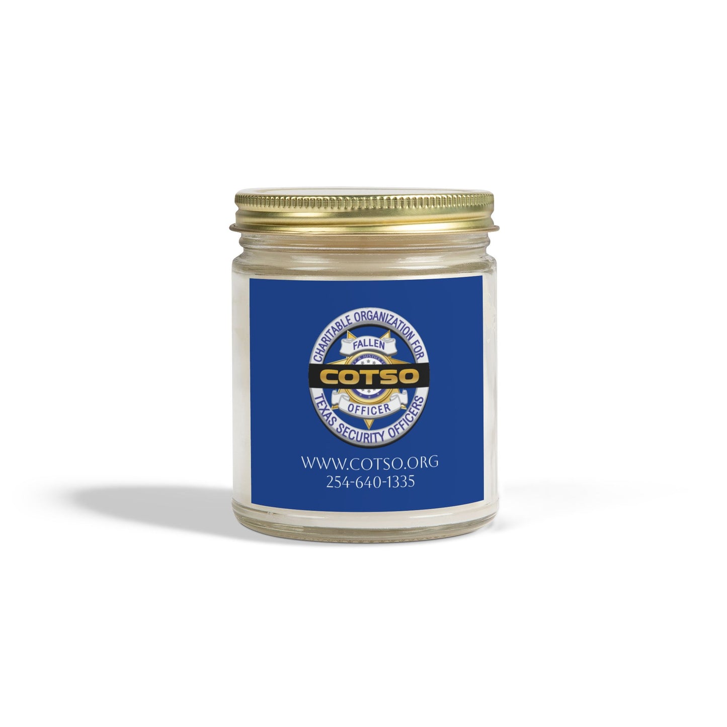 Scented Candles, Coconut Apricot Wax (4oz, 9oz); Blue Label