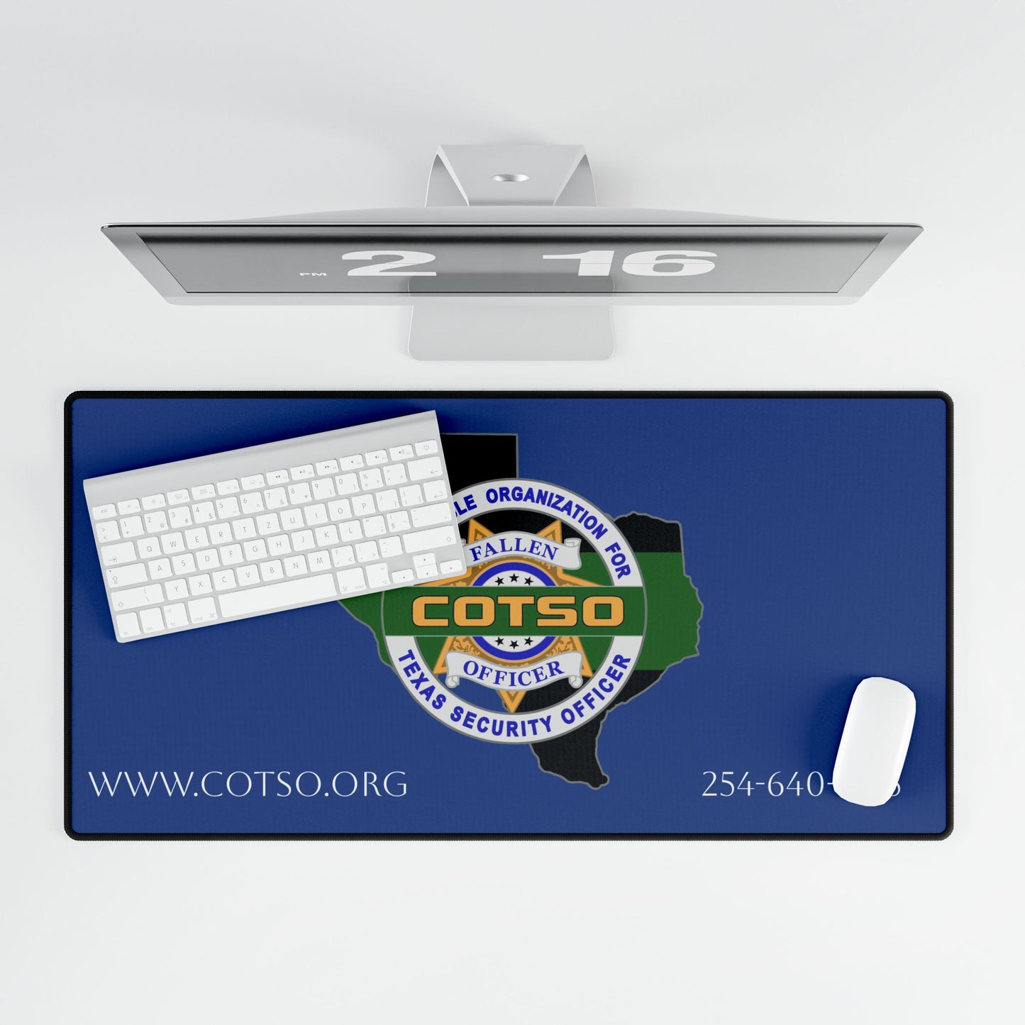 Thin Green Line Desk Mats and mouse pad