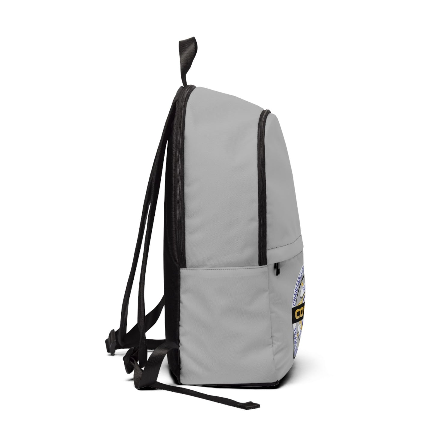 Fabric Backpack, Gray