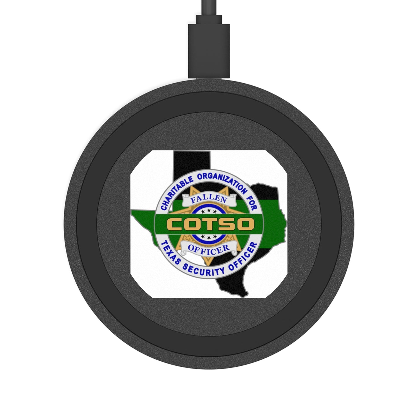 Thin Green Line Quake Wireless Charging Pad