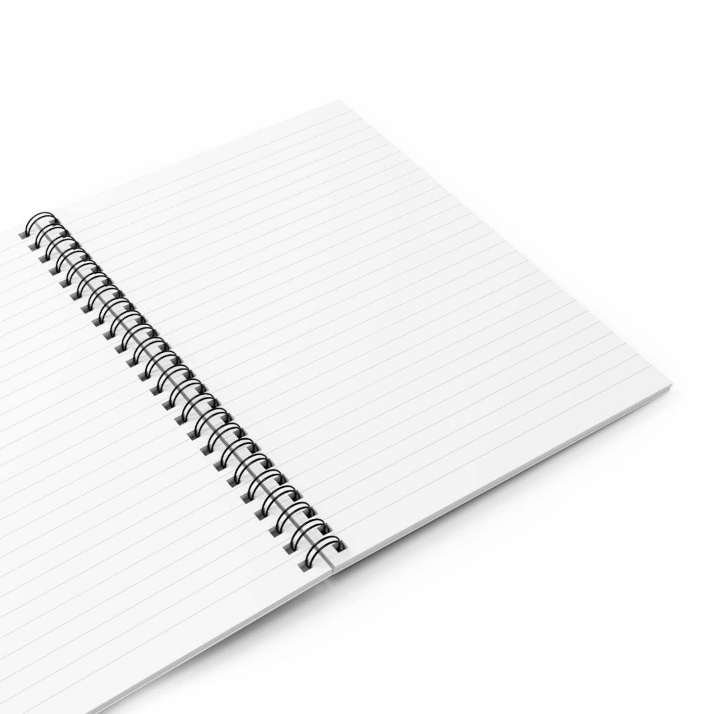 Thin Green Line Spiral Notebook - Ruled Line