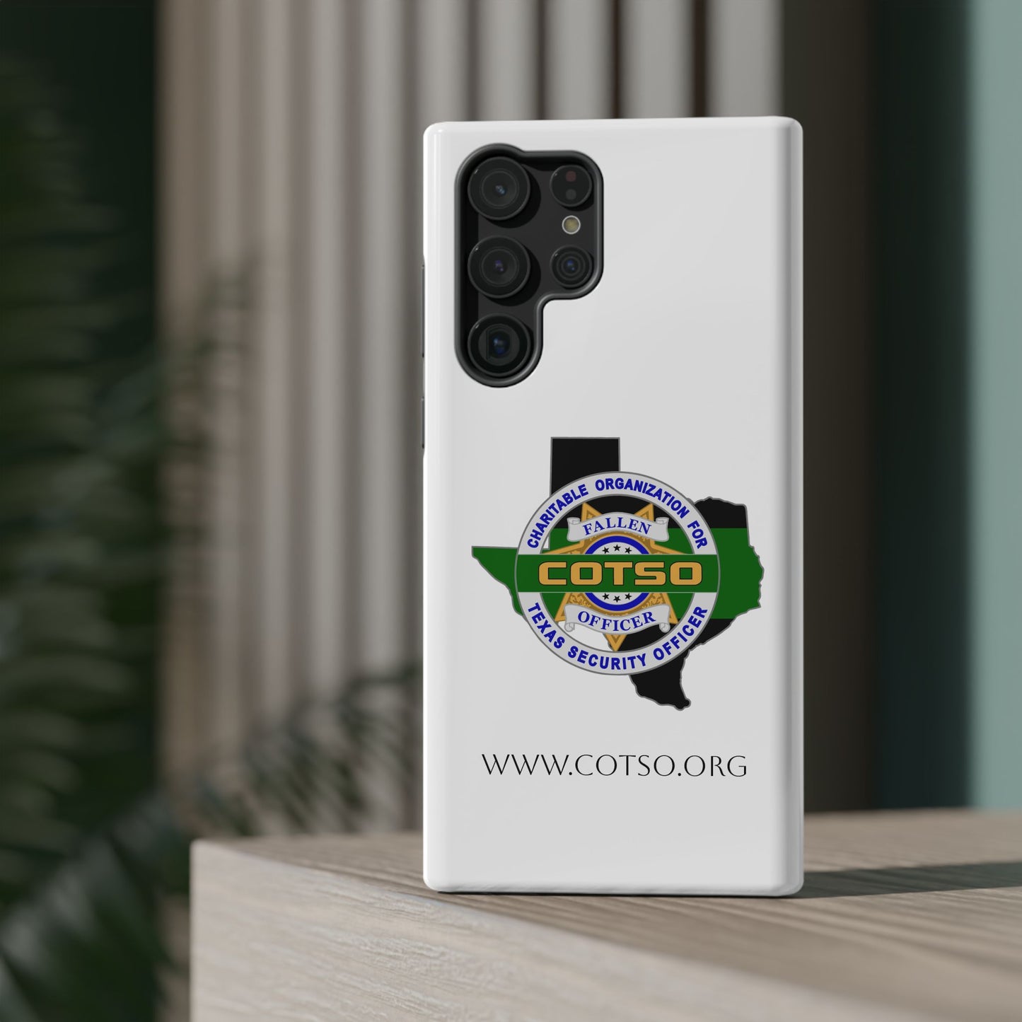 Thin Green Line Impact-Resistant Phone Cases