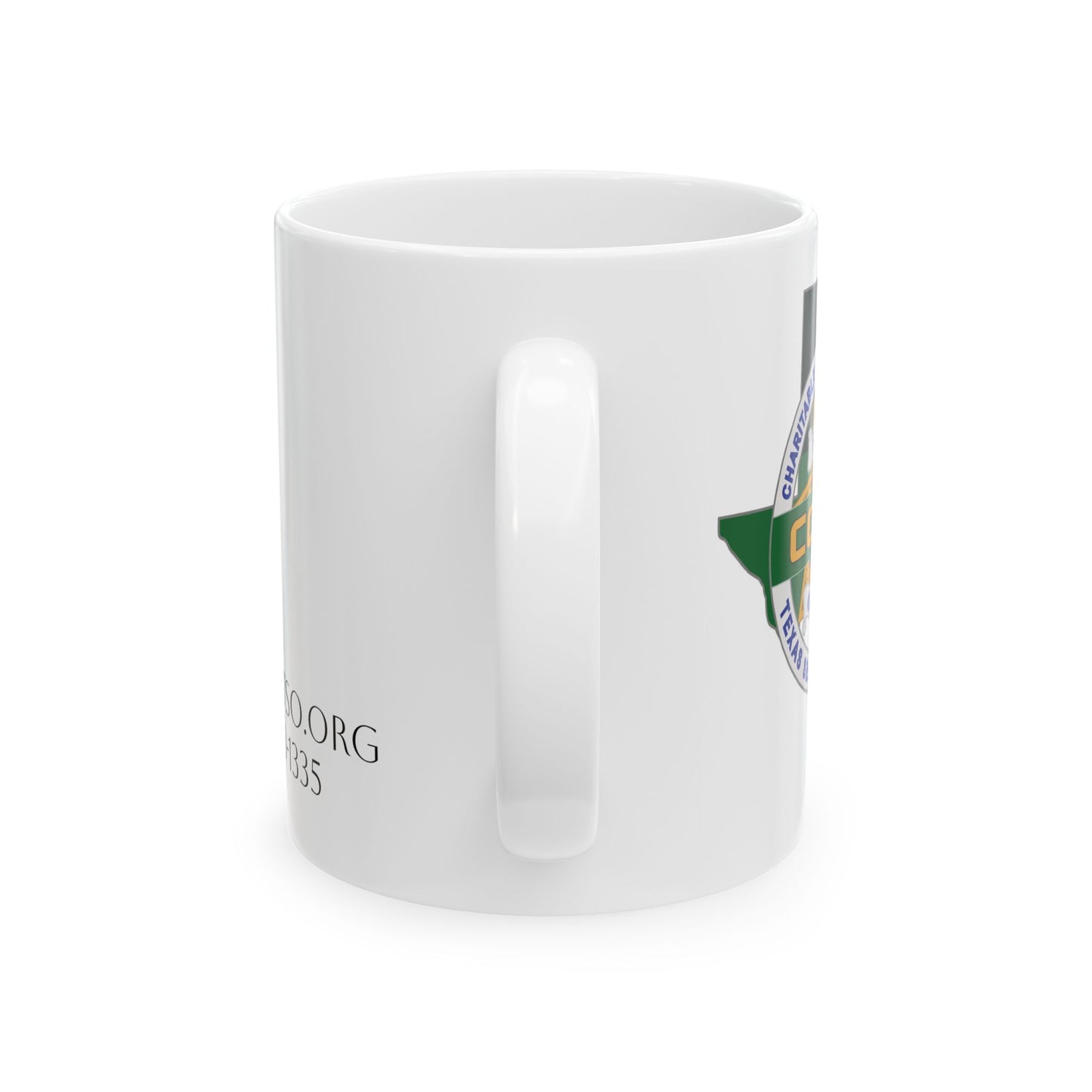 Thin Green Line Ceramic Mug, (11oz)