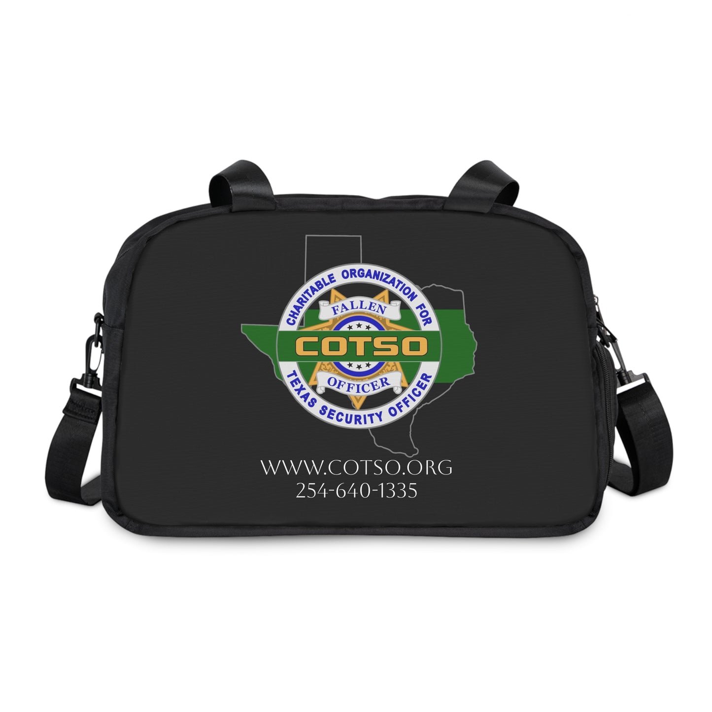 Thin Green Line Fitness Handbag, Color Logo