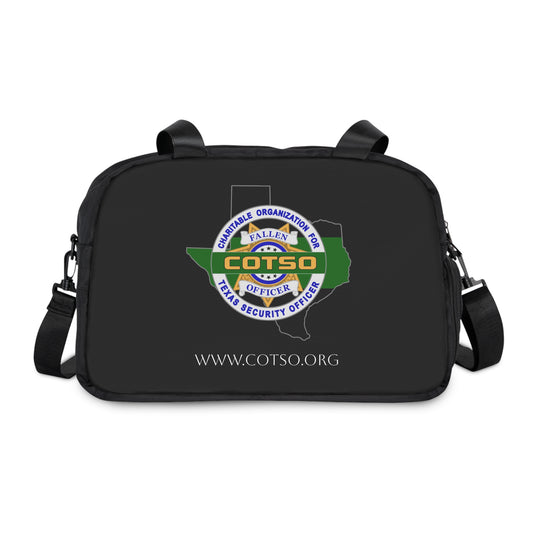 Thin Green Line Fitness Handbag, Black and White Logo