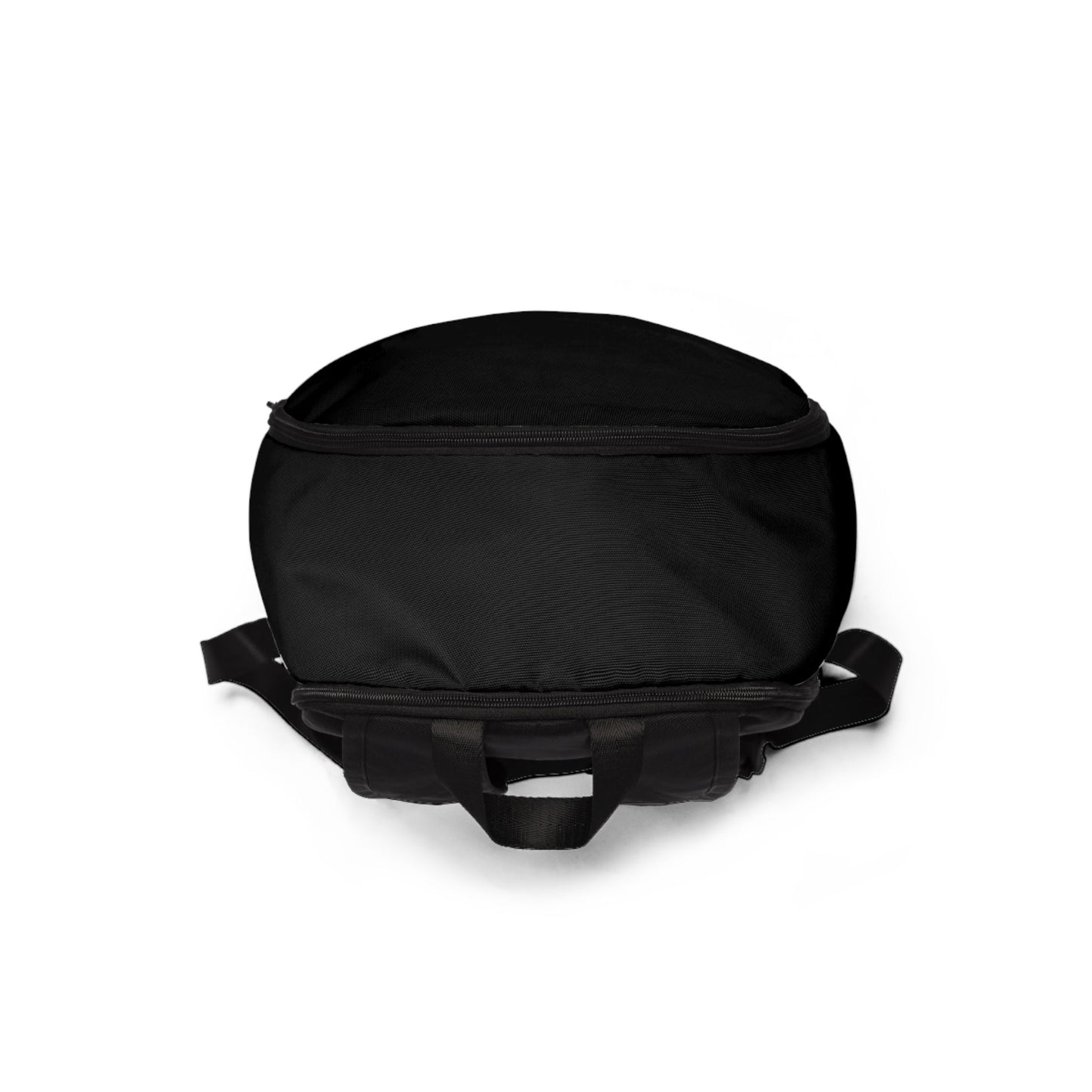 Thin Green Line Fabric Backpack, Black