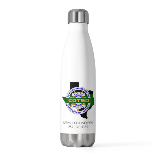 Thin Green Line 20oz Insulated screw-on cap bottle